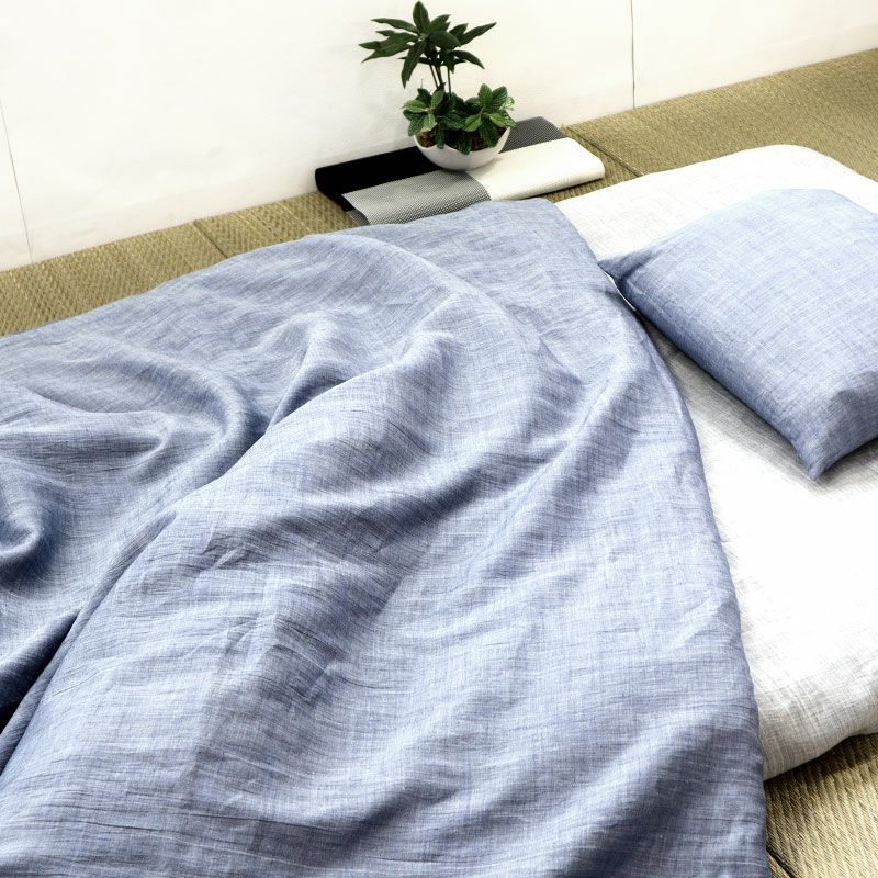 新品 麻平織 掛けふとんカバー シングル 生成 Amazon.co.jp: 無印良品 麻平織 掛ふとんカバー・シングル ・150