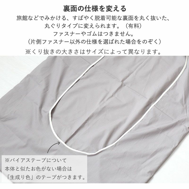 裏面の仕様をかえる